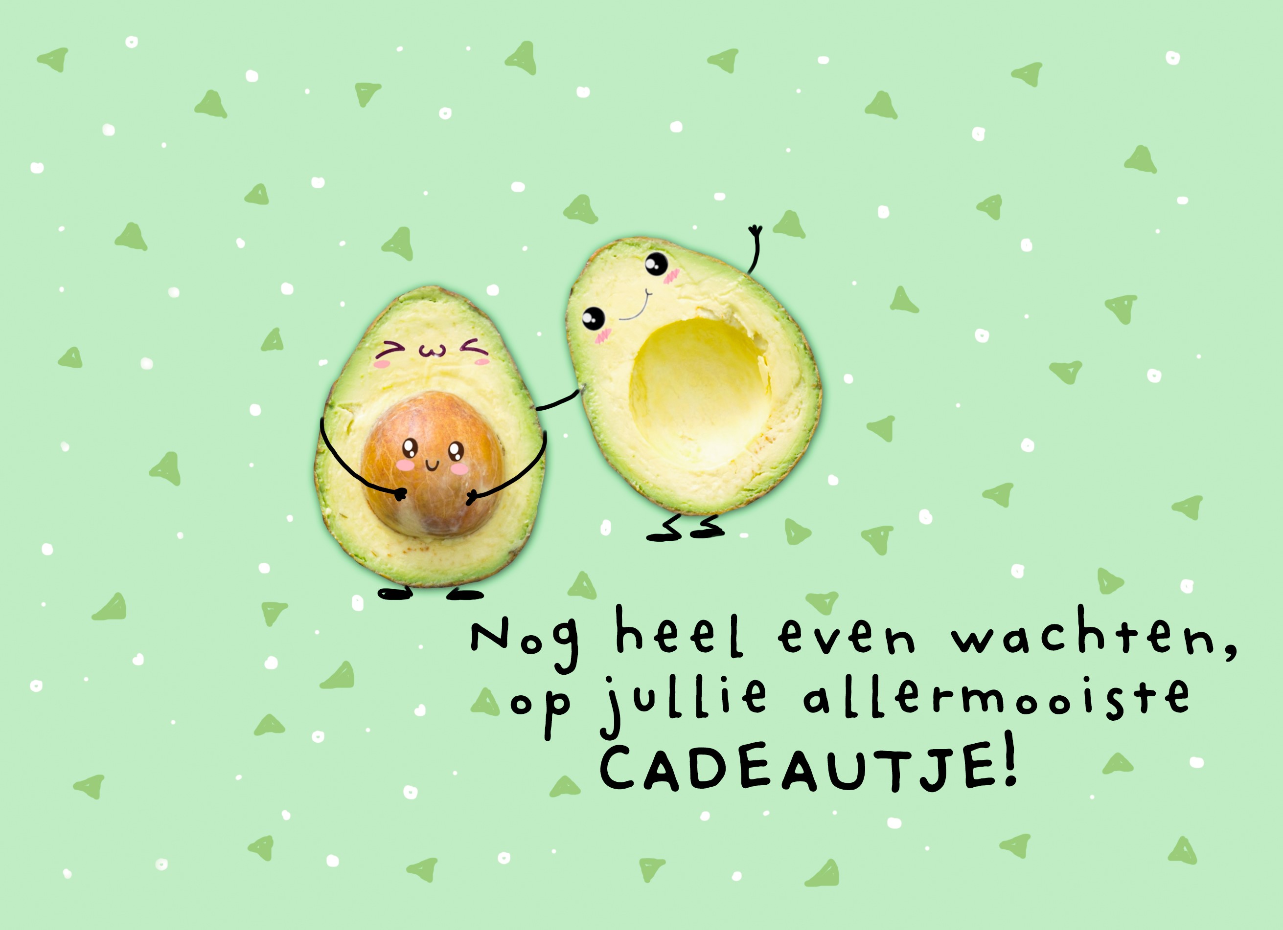 Hallmark Kaart | Algemeen | Zwangerschap felicitatie klassiek nog heel even wachten