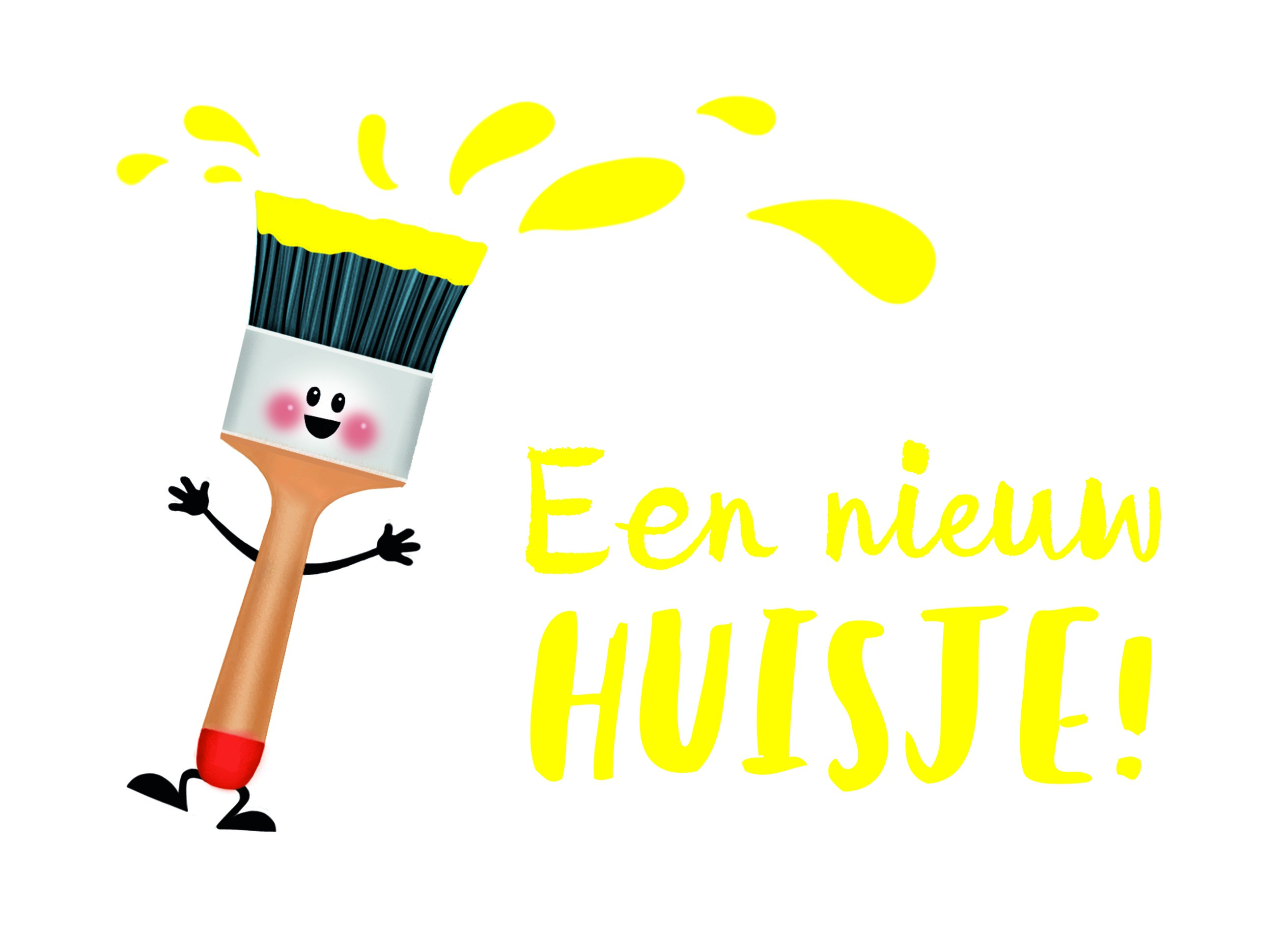 Ylva Svensson Kaart | Verhuisd | Een nieuw huisje kwast