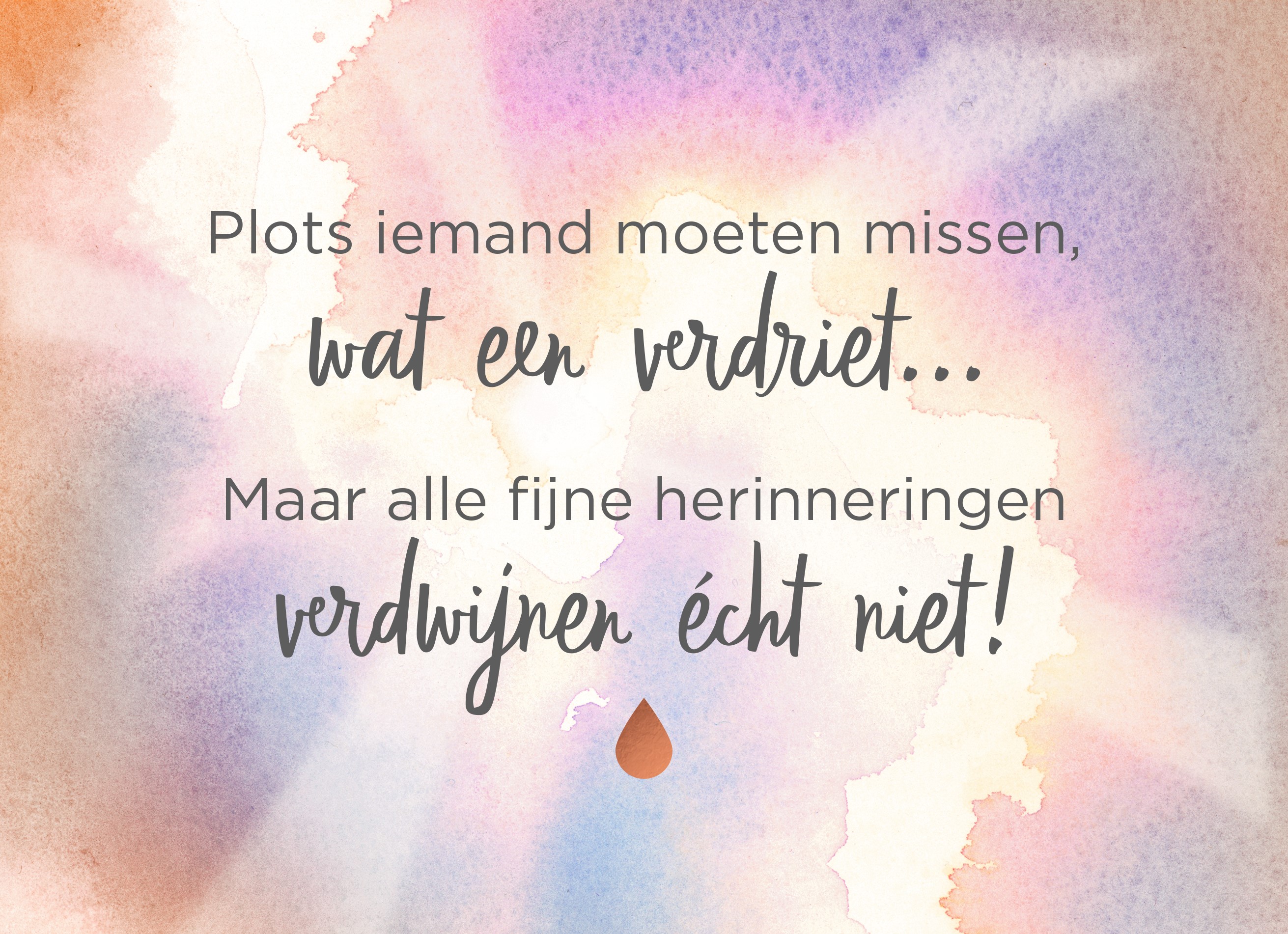 Hallmark Kaart | Condoleance | Wat een verdriet