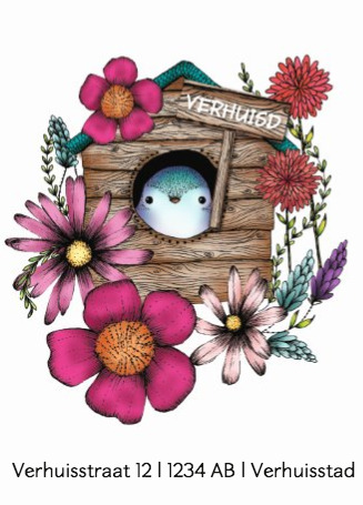 Hallmark Kaart | Verhuisbericht | Verhuisbericht vogelhuis