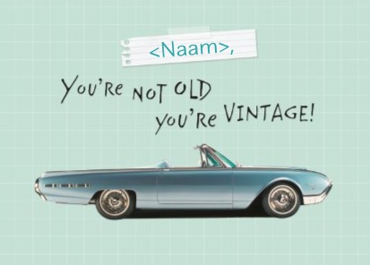 Verjaardagskaart Hallmark | Vintage