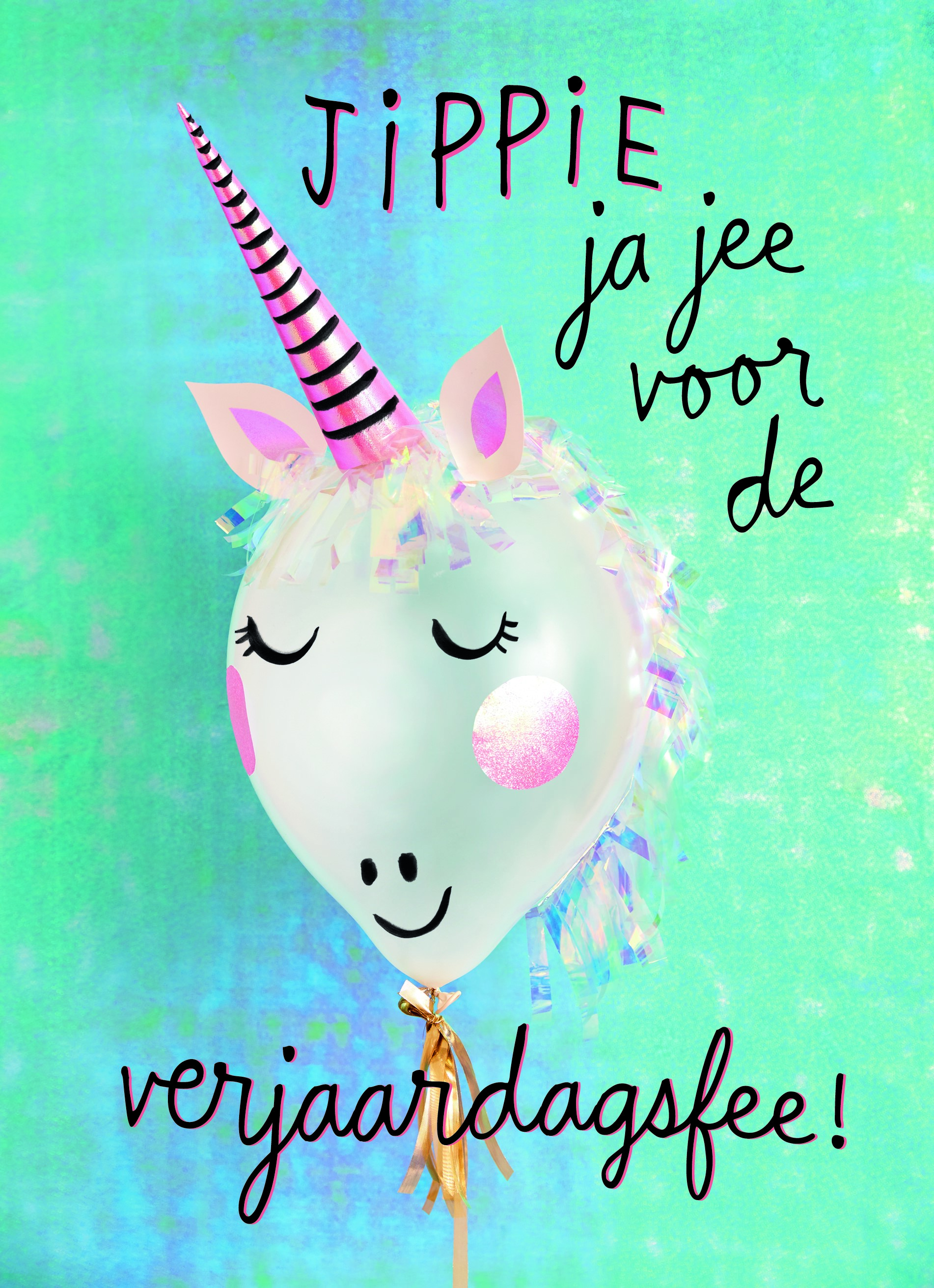 Verjaardagskaart Hallmark | Prodo design jippie ja jee voor de verjaardagfee