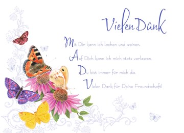 Echte Karte Danke Hallmark