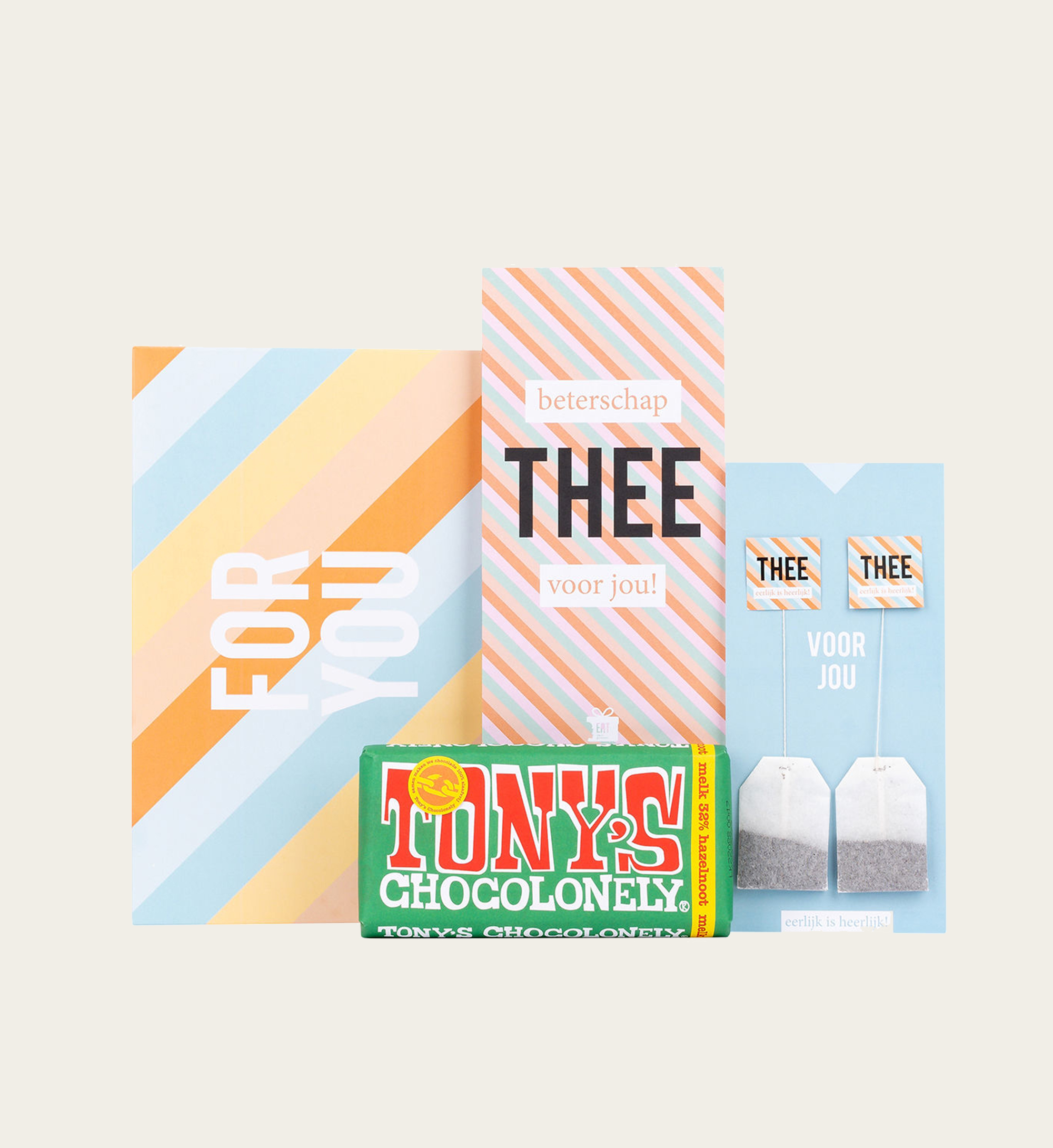 Verwenpakket Tony's Chocolonely + Thee Beterschap