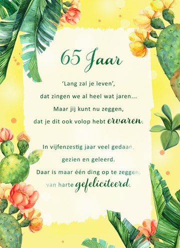 Humor Verjaardag Man