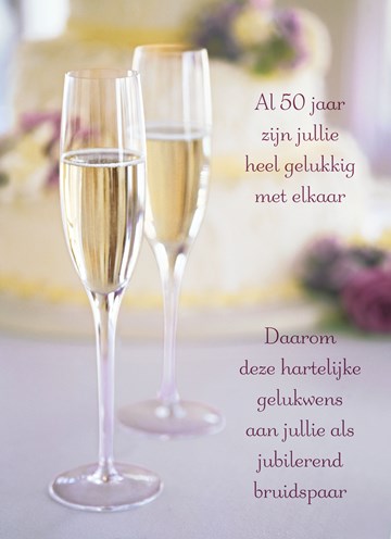 Verrassend Alle huwelijkskaarten | Felicitatie Huwelijk & jubileum trouwdag TA-32