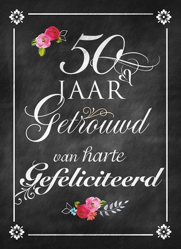 Wonderlijk 50 jaar getrouwd? Dat verdient een felicitatiekaart | Hallmark BJ-78