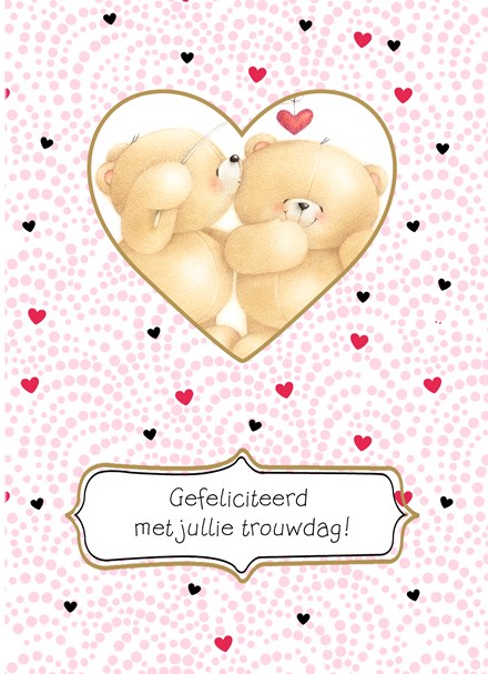 Trouwdag "Gefeliciteerd met jullie trouwdag" - Bites en Bottles