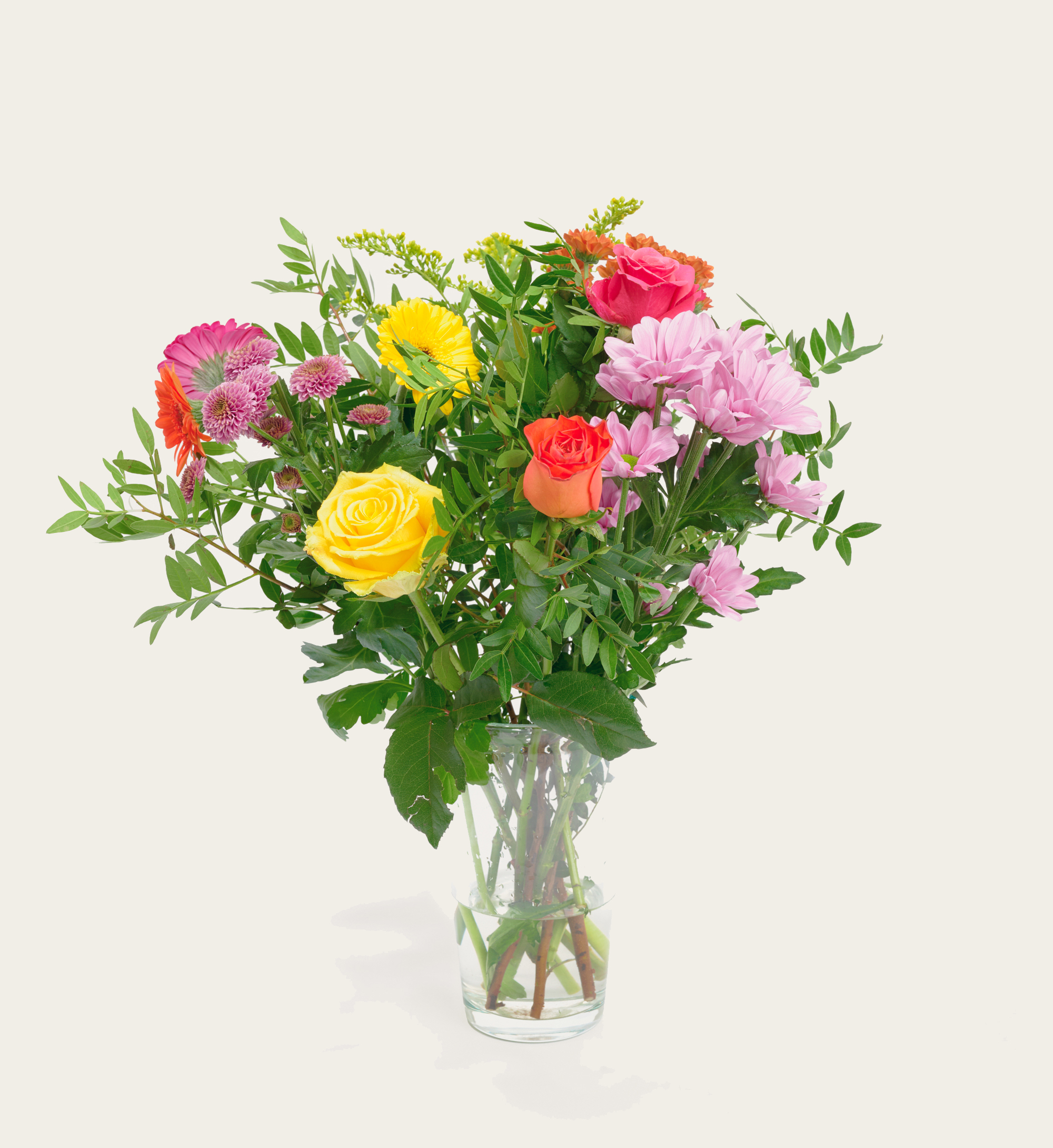 Boeket Bloemen Bonte Sparkel | Bloemen + kaart versturen