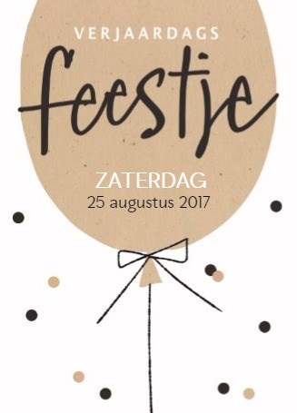 Verbazingwekkend Kaarten Uitnodiging - Verjaardagsfeest | Hallmark II-25