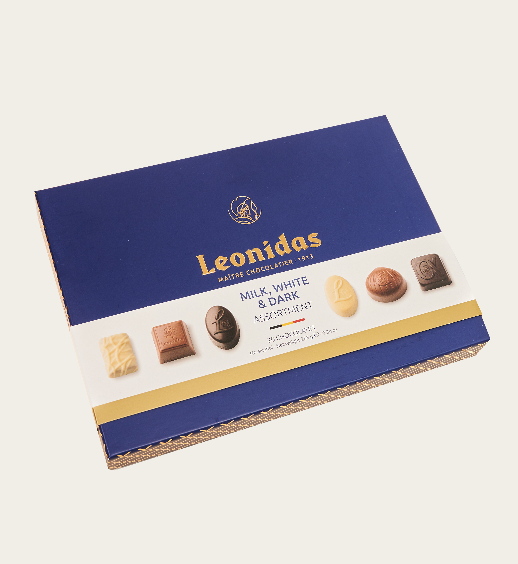 Leonidas Chocolade Bonbons Heritage Giftbox 20 stuks | Chocolade cadeau + kaart versturen