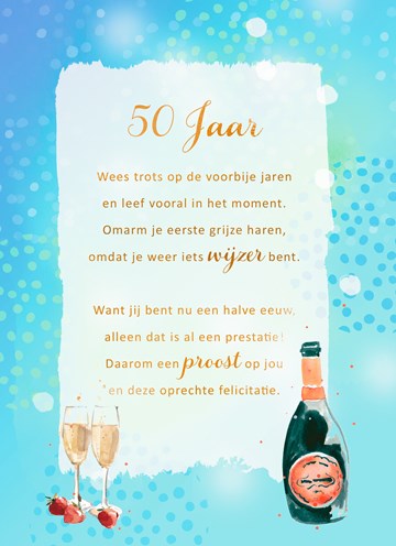 Onwijs Kaarten Verjaardag leeftijden - 50 | Hallmark UR-35