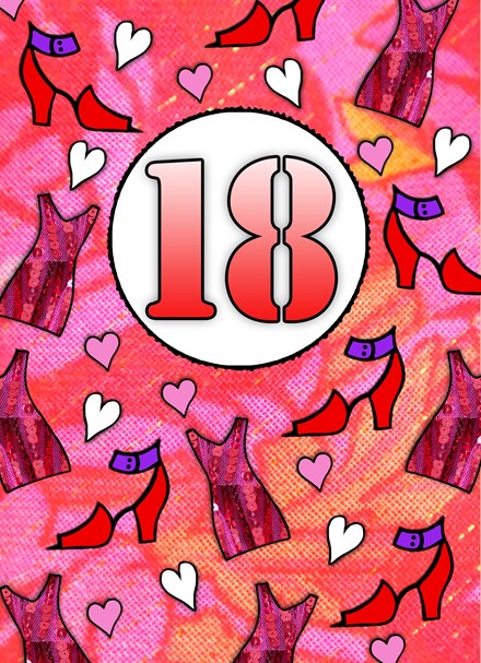 Betere Kaarten - verjaardag leeftijden - verjaardagskaart 18 jaar | Hallmark IJ-75