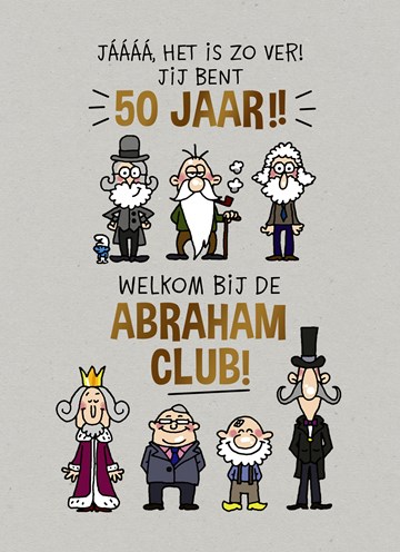 Bierviltjes Abraham 50 jaar bestellen voor € 3.99 bij het Knuffelparadijs