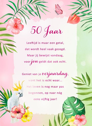 Goede Kaarten Verjaardag leeftijden - 50 | Hallmark YR-64