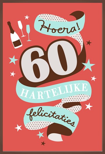 Betere Kaarten Verjaardag leeftijden - 60 | Hallmark JX-19