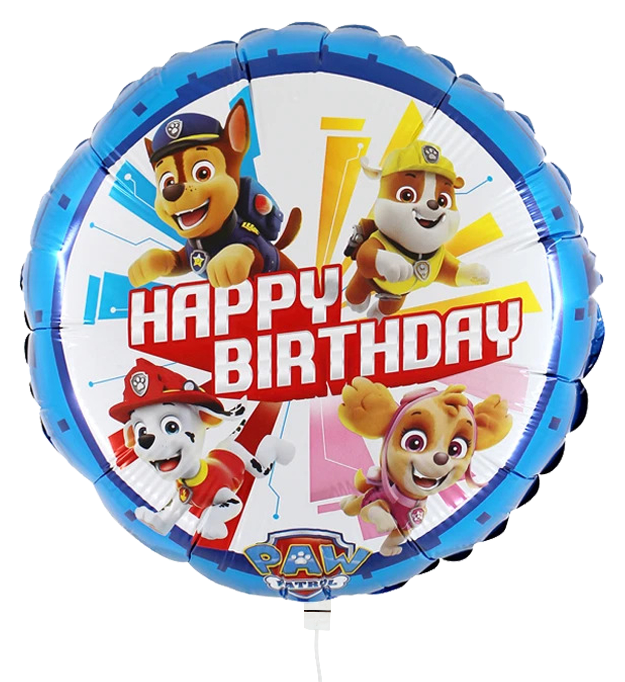 katoen Gaan Bijwerken Ballon Paw Patrol Happy Birthday | Hallmark