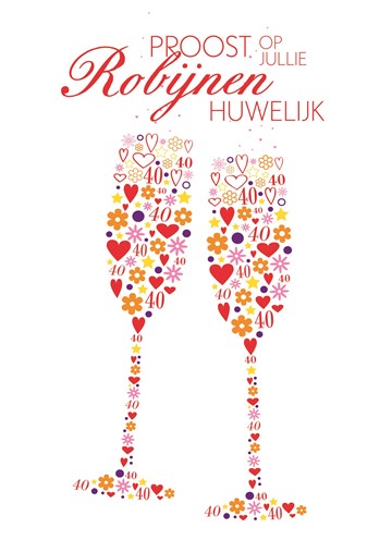 Fonkelnieuw Alle huwelijkskaarten | Felicitatie Huwelijk & jubileum trouwdag VO-95