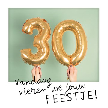 Super Kaarten Verjaardag leeftijden - 30 | Hallmark CD-06