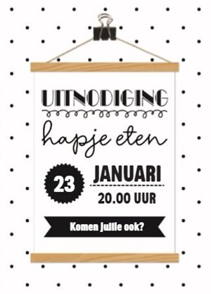 Betere Uitnodiging Etentje en Borrel | Hallmark | Hallmark GB-89