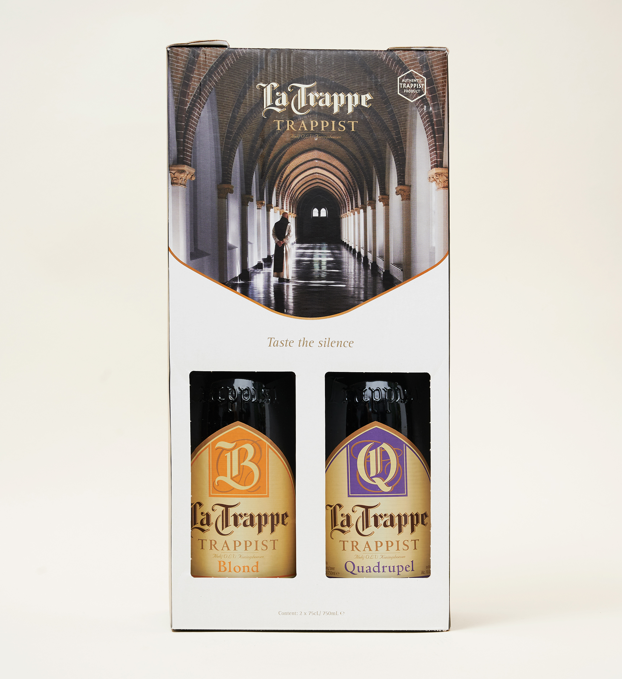 La Trappe Bier Cadeauset Blond en Quadruppel | Bier cadeau + kaart versturen
