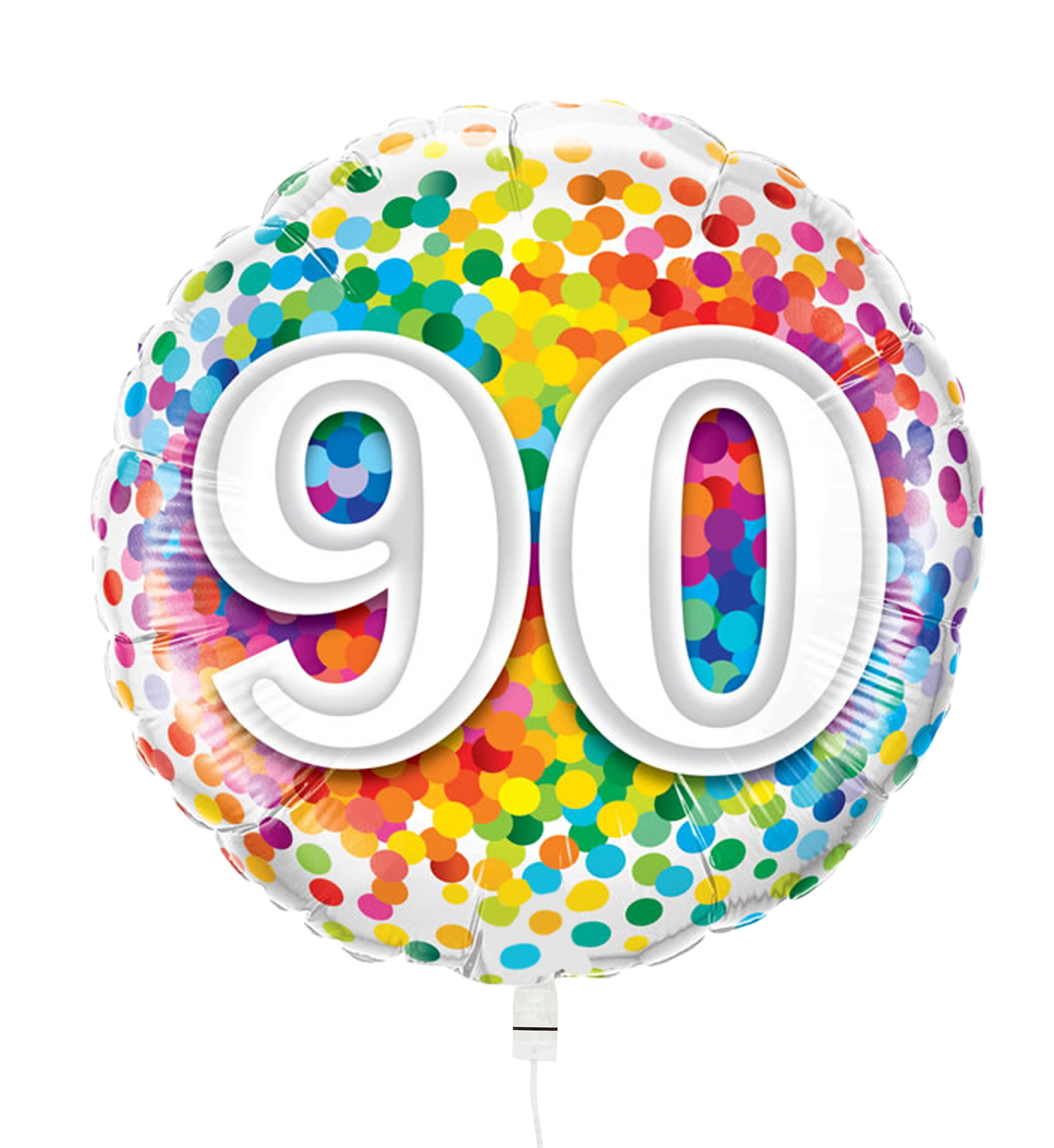 Uitgelezene Ballon Verjaardag Rainbow Confetti 90 | Hallmark YI-07