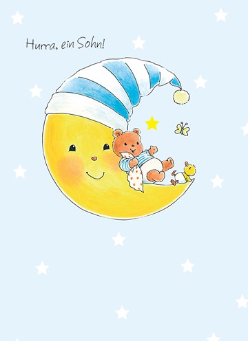 Echte Karte Baby Sohn Hallmark