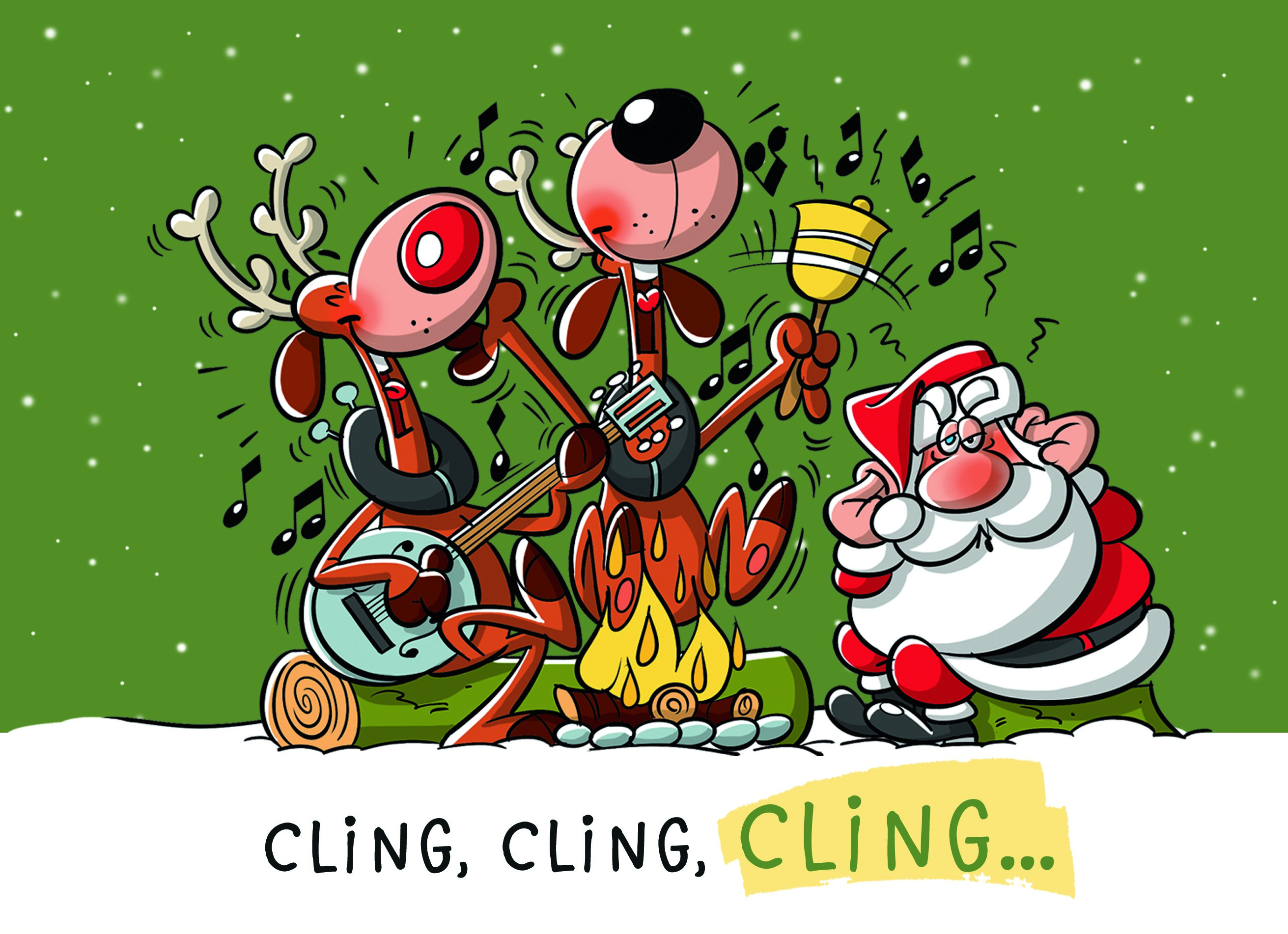 Cartes noel humour noel Hallmark