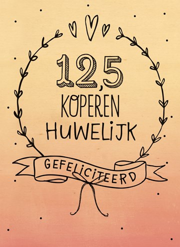 Wonderbaarlijk 12,5 jaar getrouwd? Verras met een wenskaart | Hallmark IC-92