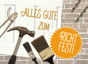 Echte Karte Richtfest | Hallmark